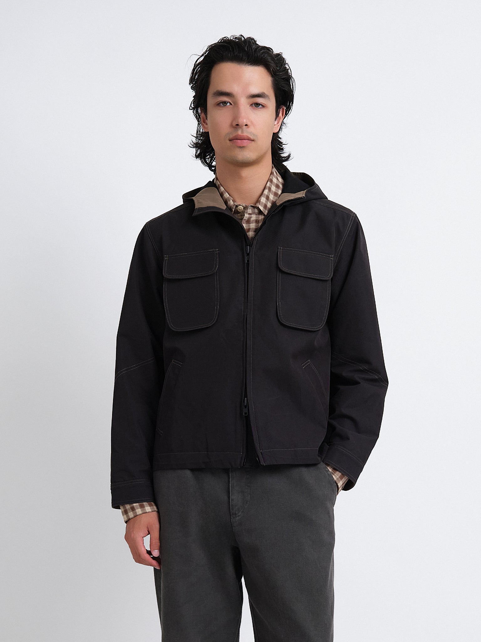 Saltash Jacket Marling Graphite