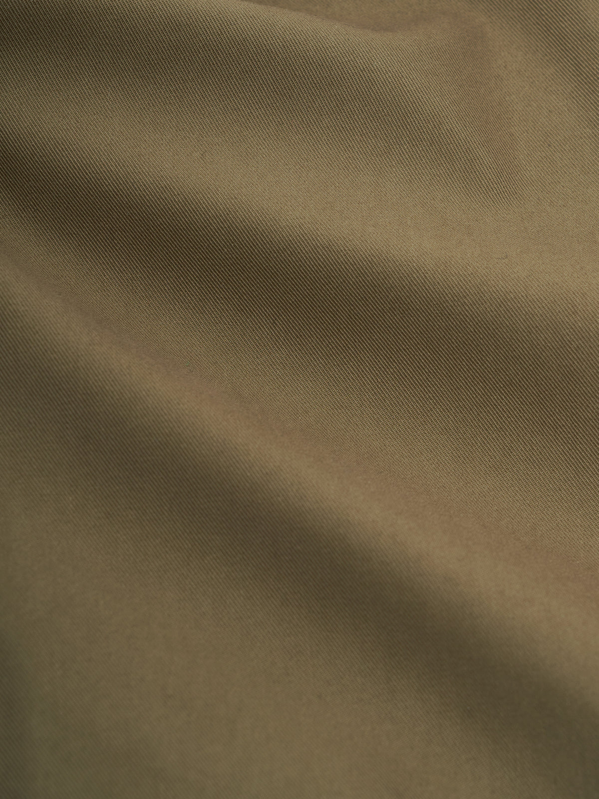 Kennard Jacket Marling Khaki, Close-up of the khaki twill cloth with fine diagonal ribs