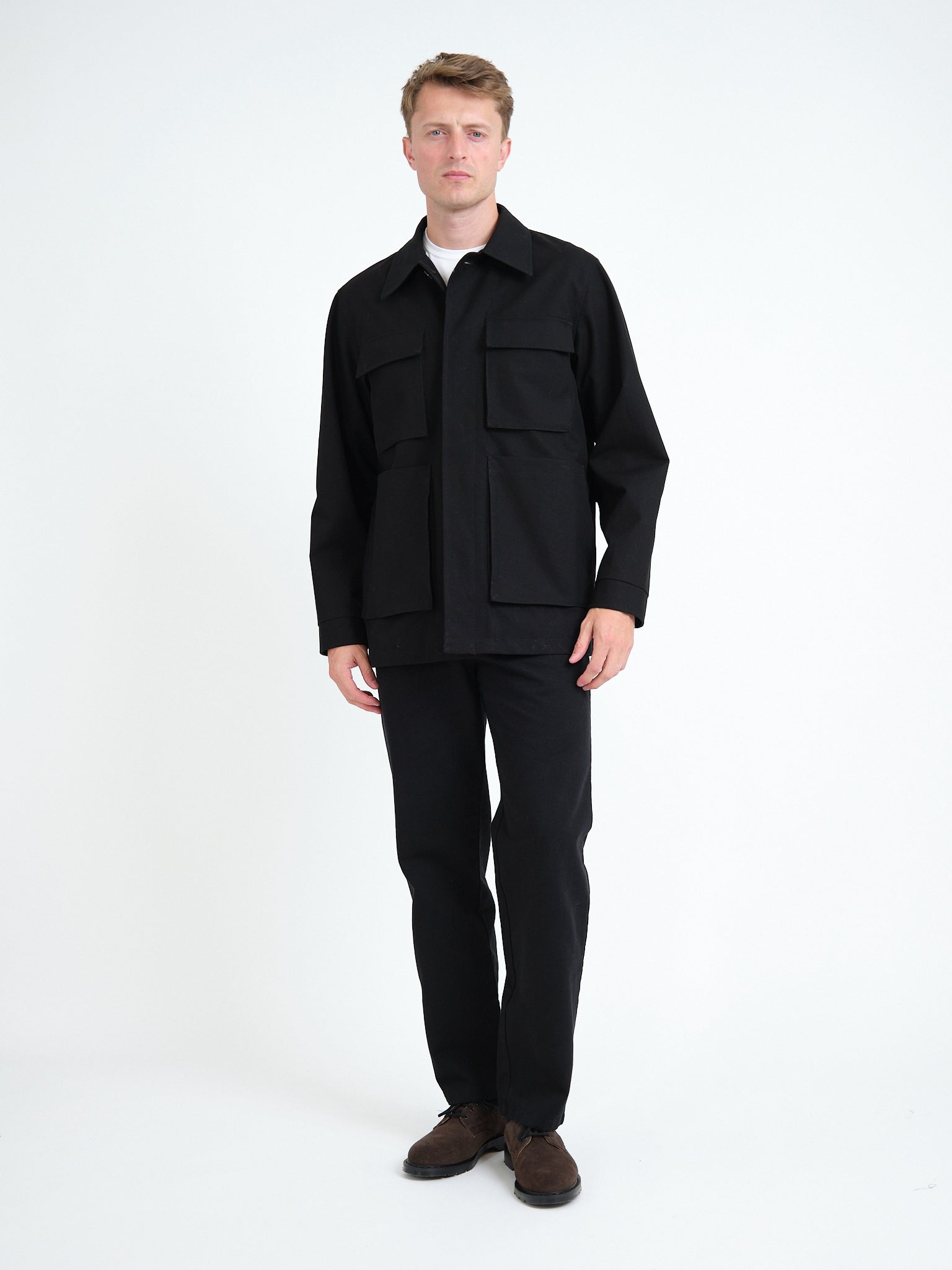 Heath Water Repellent Field Jacket Oates Black