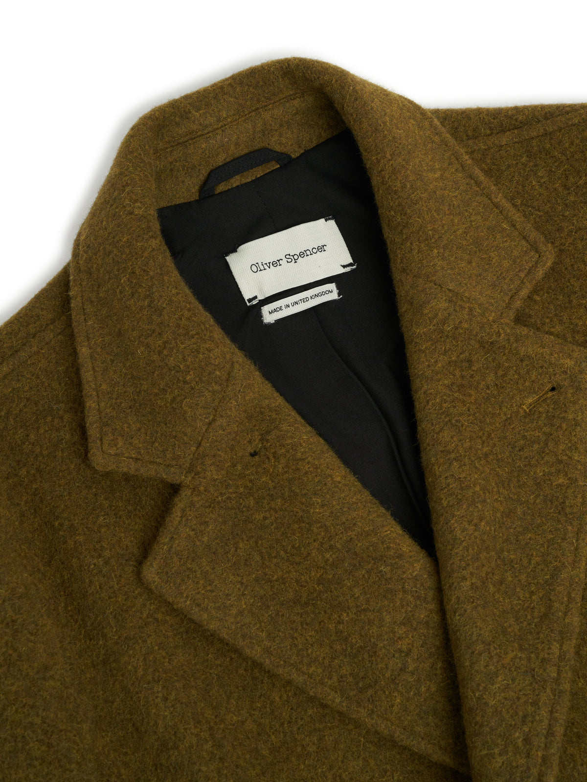 Tamworth Double Breasted Overcoat Sosa Moss Green