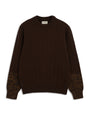 Blenheim Crew Neck Jumper Ambrose Brown Multi