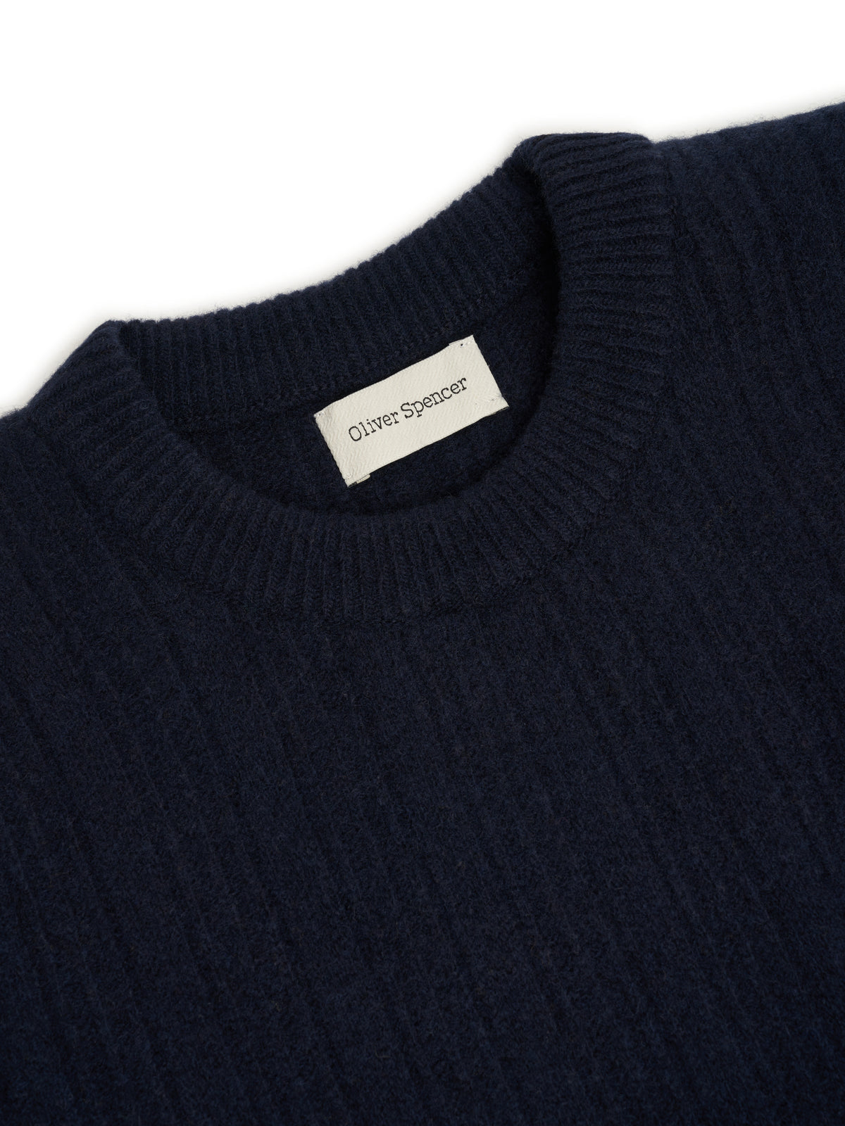 Blenheim Crew Neck Jumper Darlington Navy