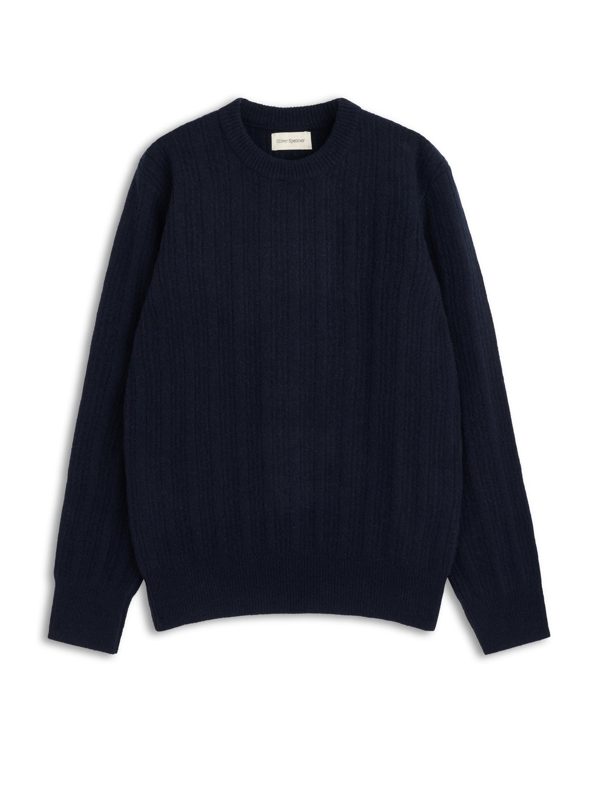 Blenheim Crew Neck Jumper Darlington Navy