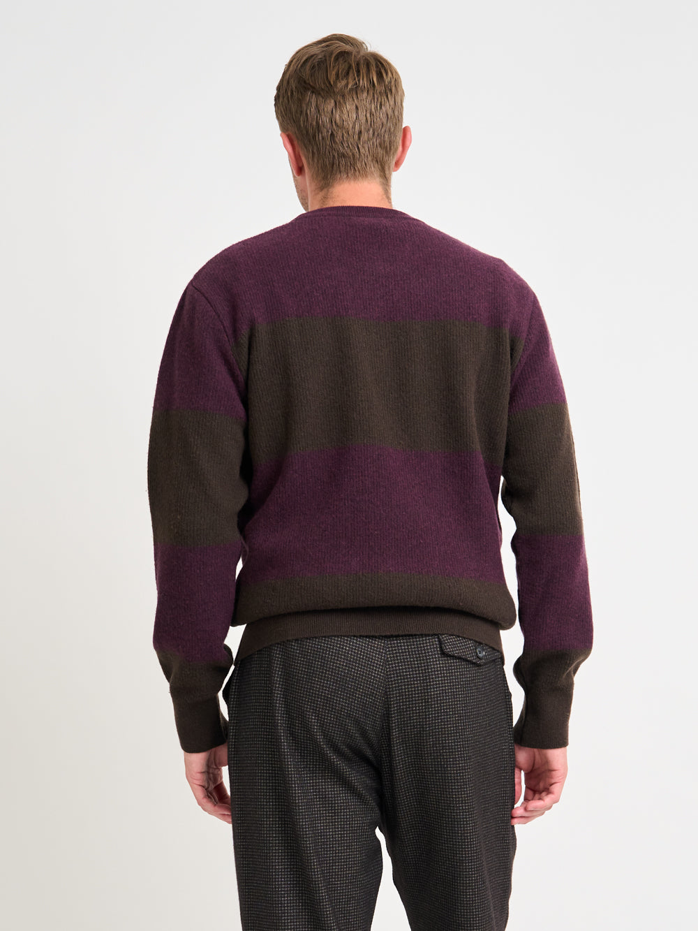 Blenheim Jumper Paxton Brown/Purple