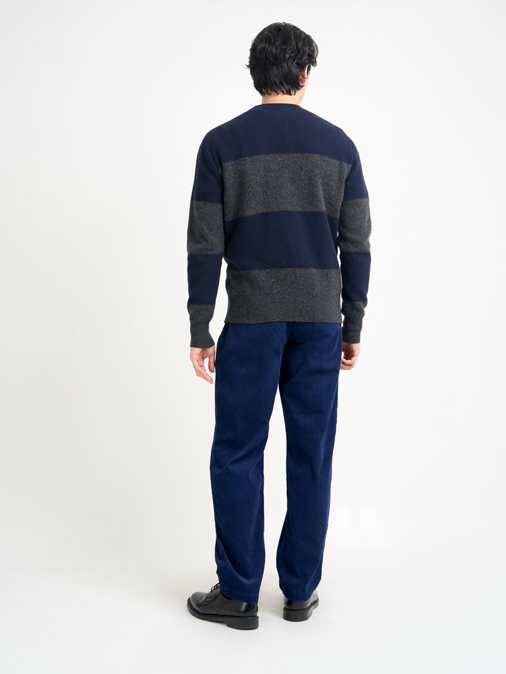 Blenheim Jumper Paxton Charcoal/Navy