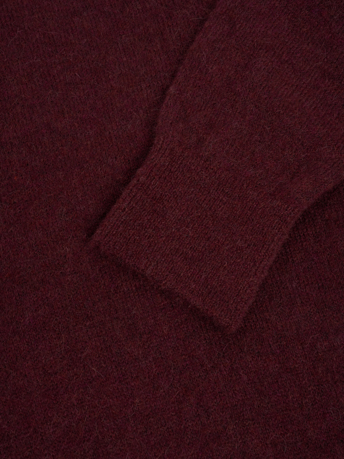 Blenheim Crew Neck Jumper Rosen Burgundy