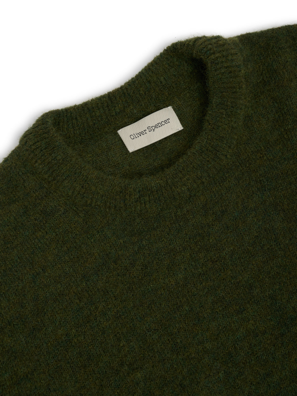 Blenheim Crew Neck Jumper Rosen Forest Green