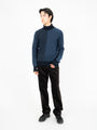 Talbot Roll Neck Jumper Delfino Navy