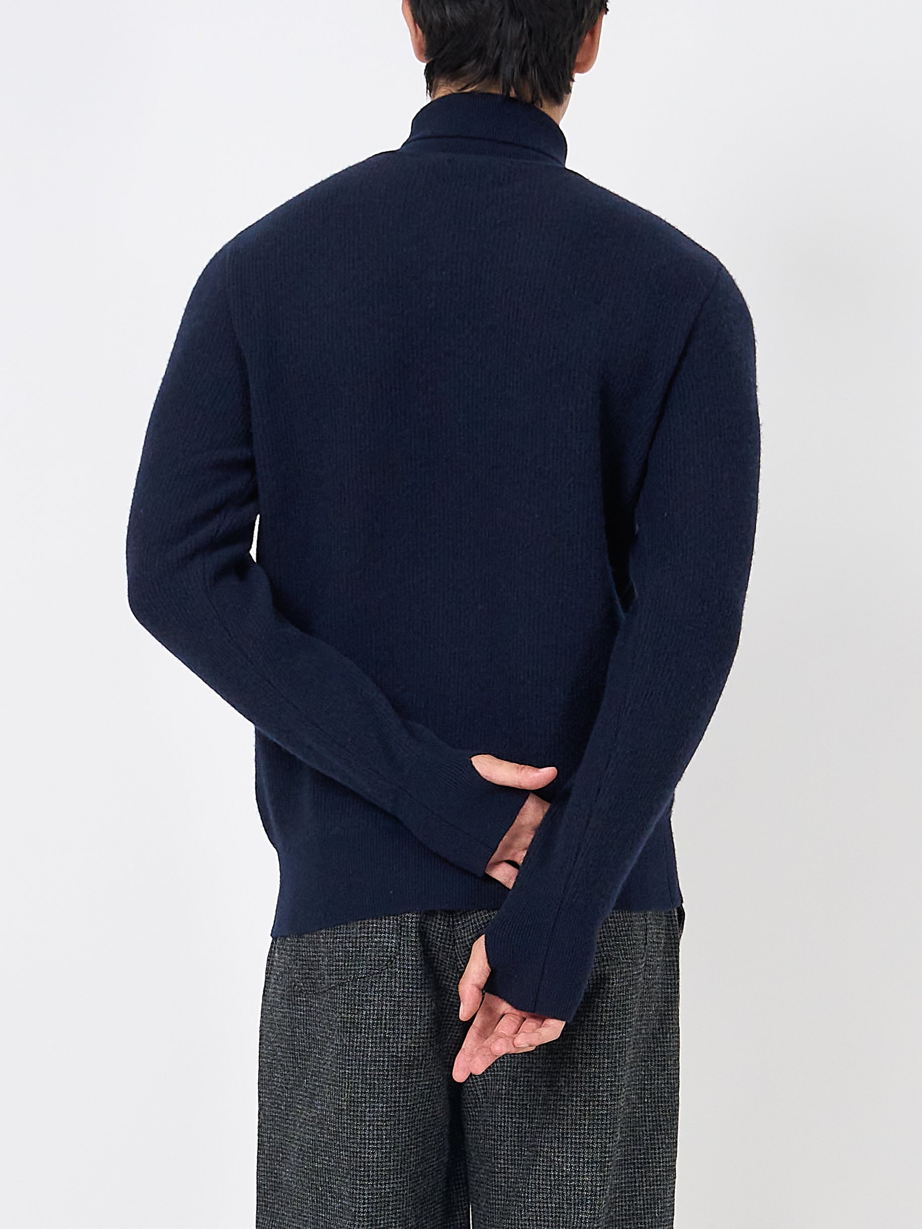 Talbot Roll Neck Jumper Hartwell Navy