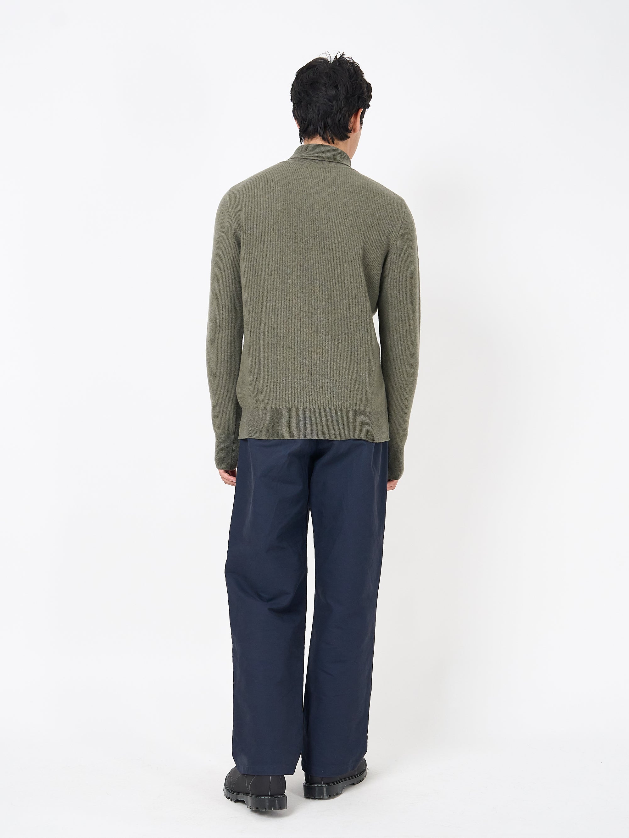 Talbot Roll Neck Jumper Hartwell Sage Green