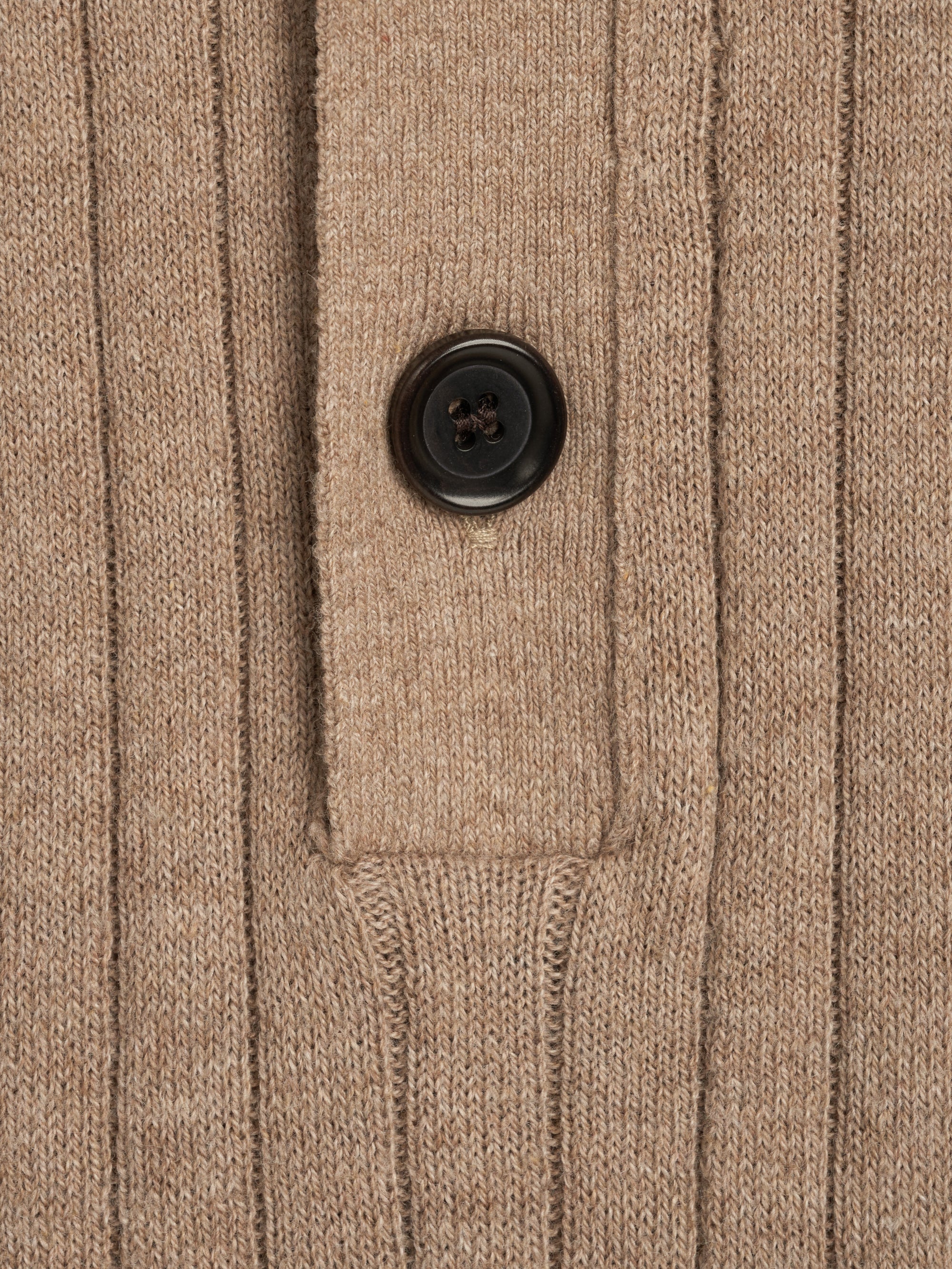 Pablo Knitted Polo Shirt Eversley Sand