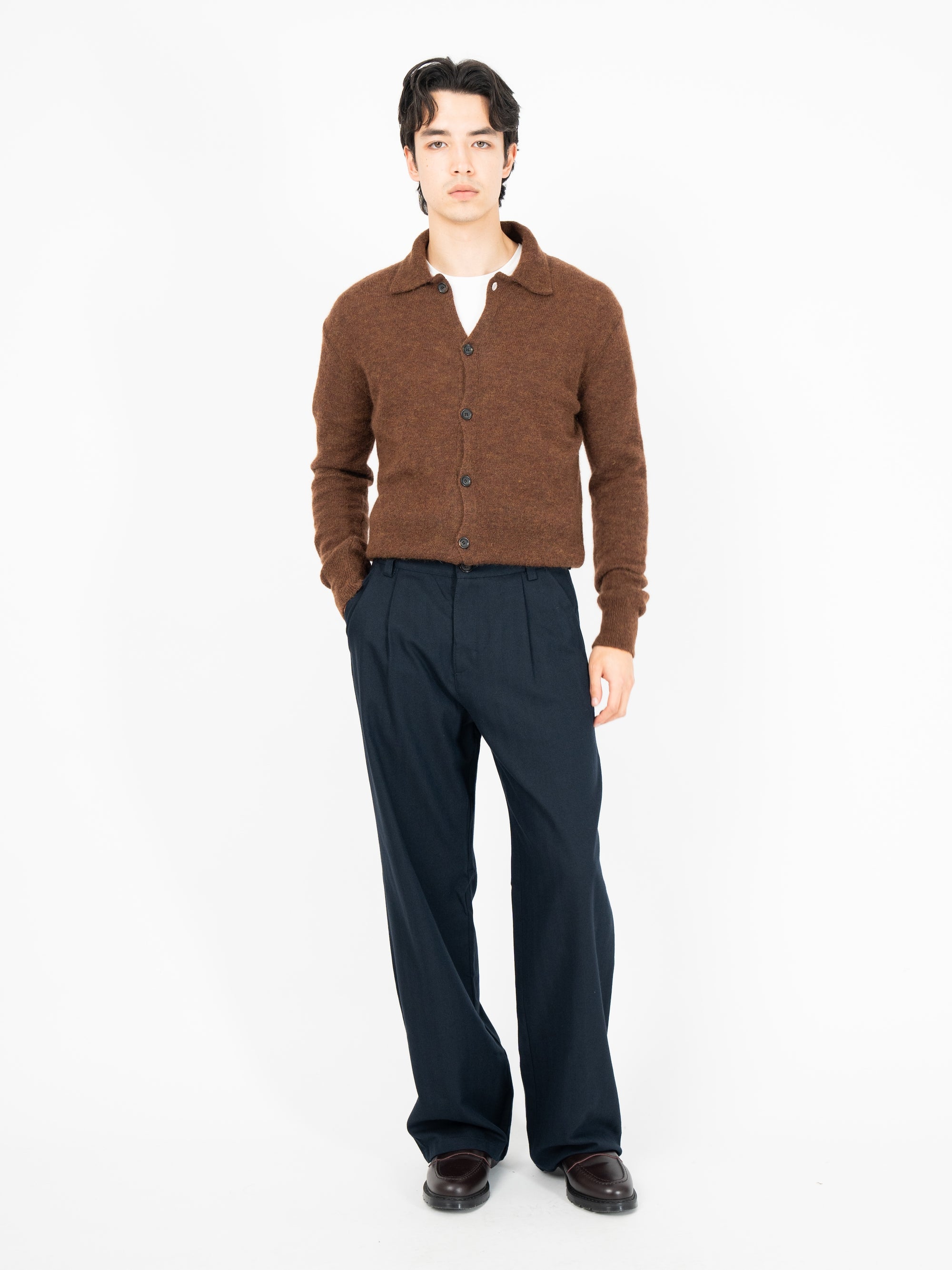 Britten Knitted Cardigan Rosen Brown