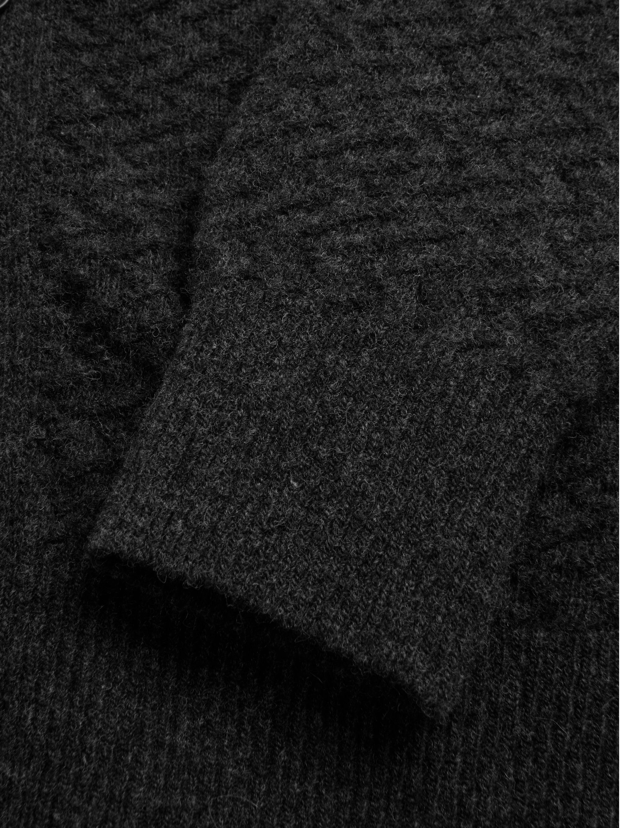 Britten Knitted Cardigan Jarvis Charcoal