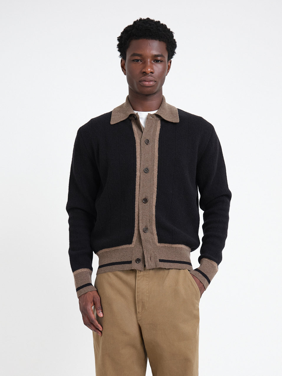 Britten Knitted Cardigan Colvin Black
