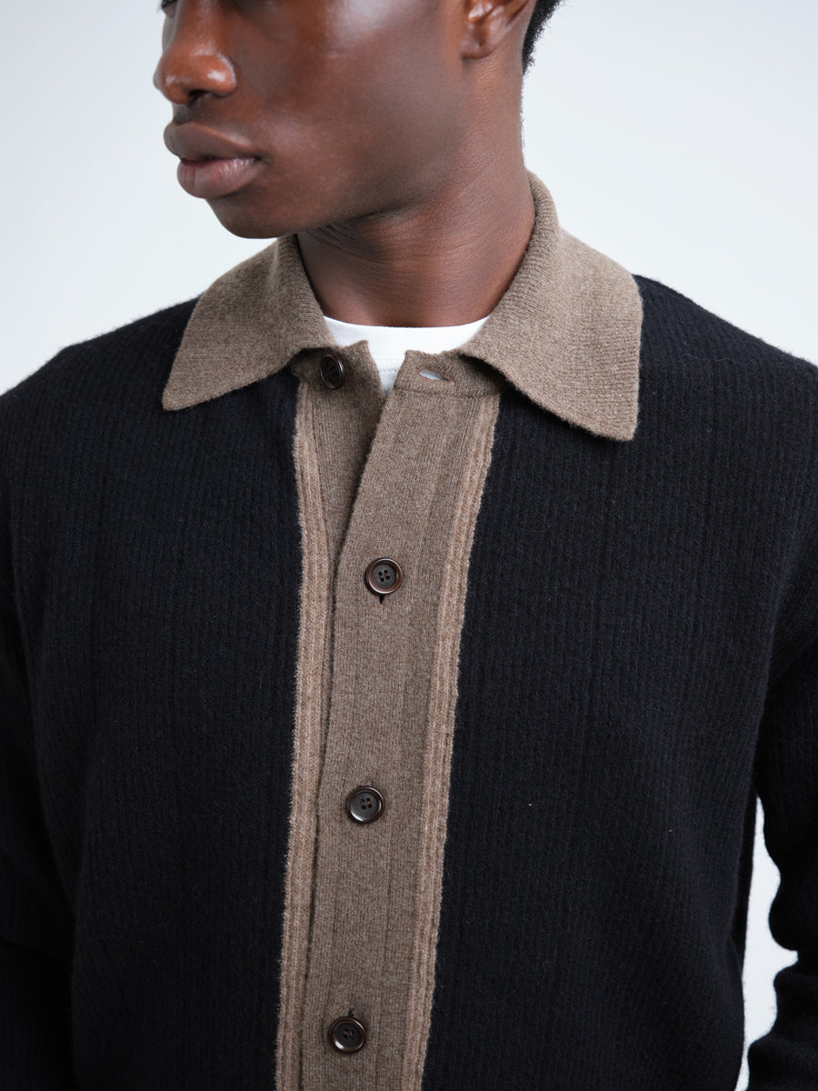 Britten Knitted Cardigan Colvin Black