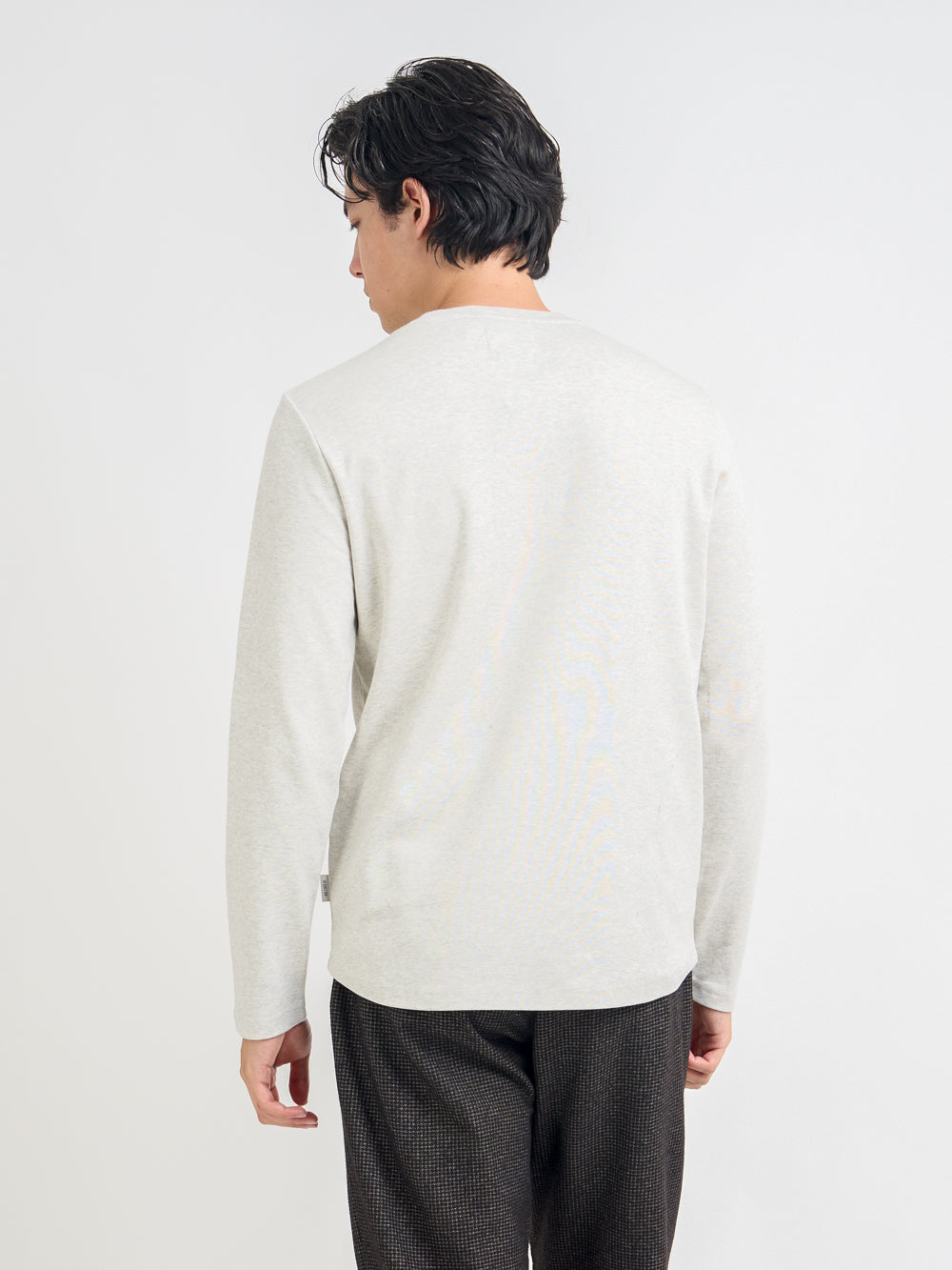 Heavy Long Sleeve T-Shirt Tavistock Oatmeal