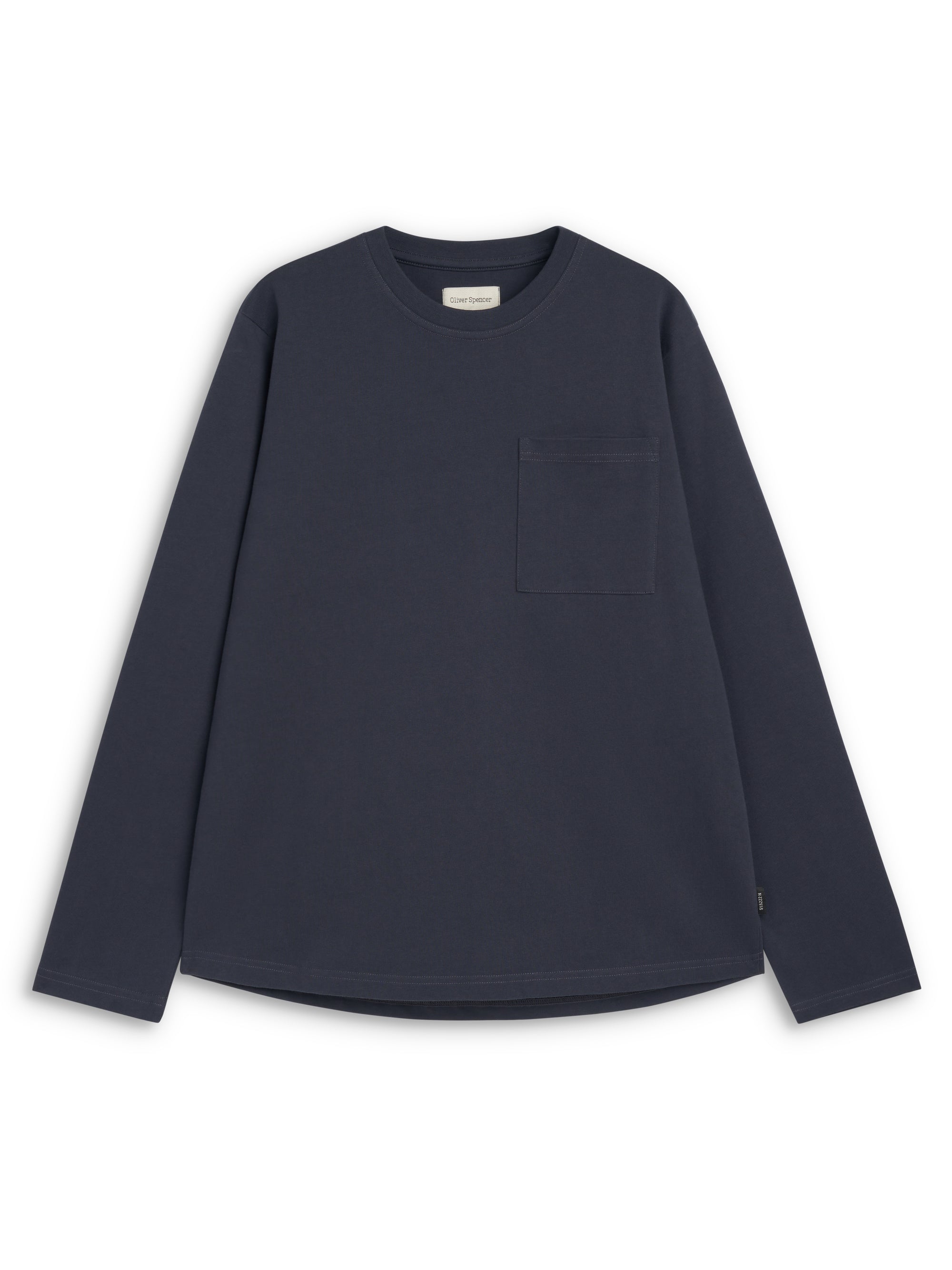 Heavy Long Sleeve T-Shirt Parton Navy