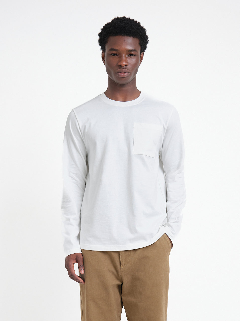 Heavy Long Sleeve T-Shirt Parton White