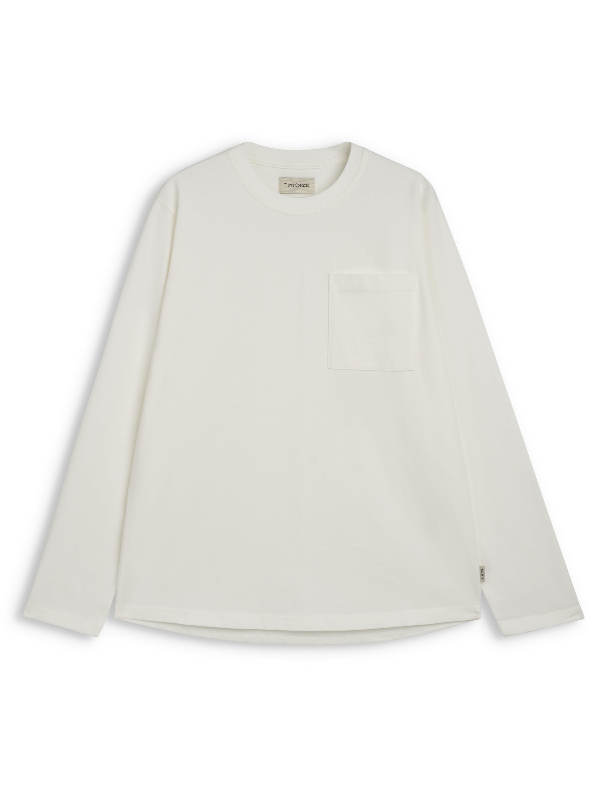Heavy Long Sleeve T-Shirt Parton White