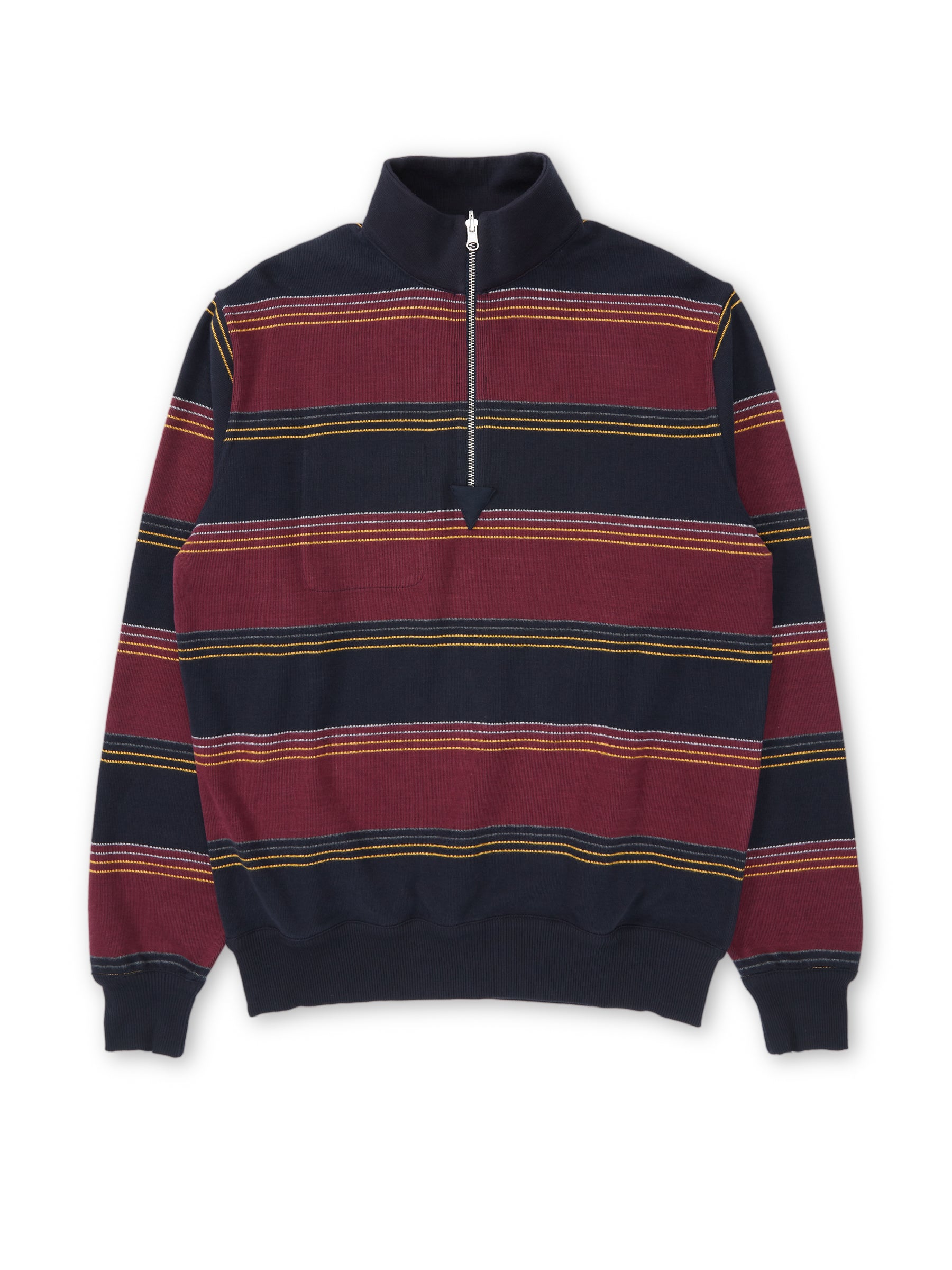 Reversible Half Zip Sweatshirt Hinkley Navy/Burgundy