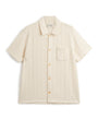 Ashby Short Sleeve Jersey Shirt Weaver Cream