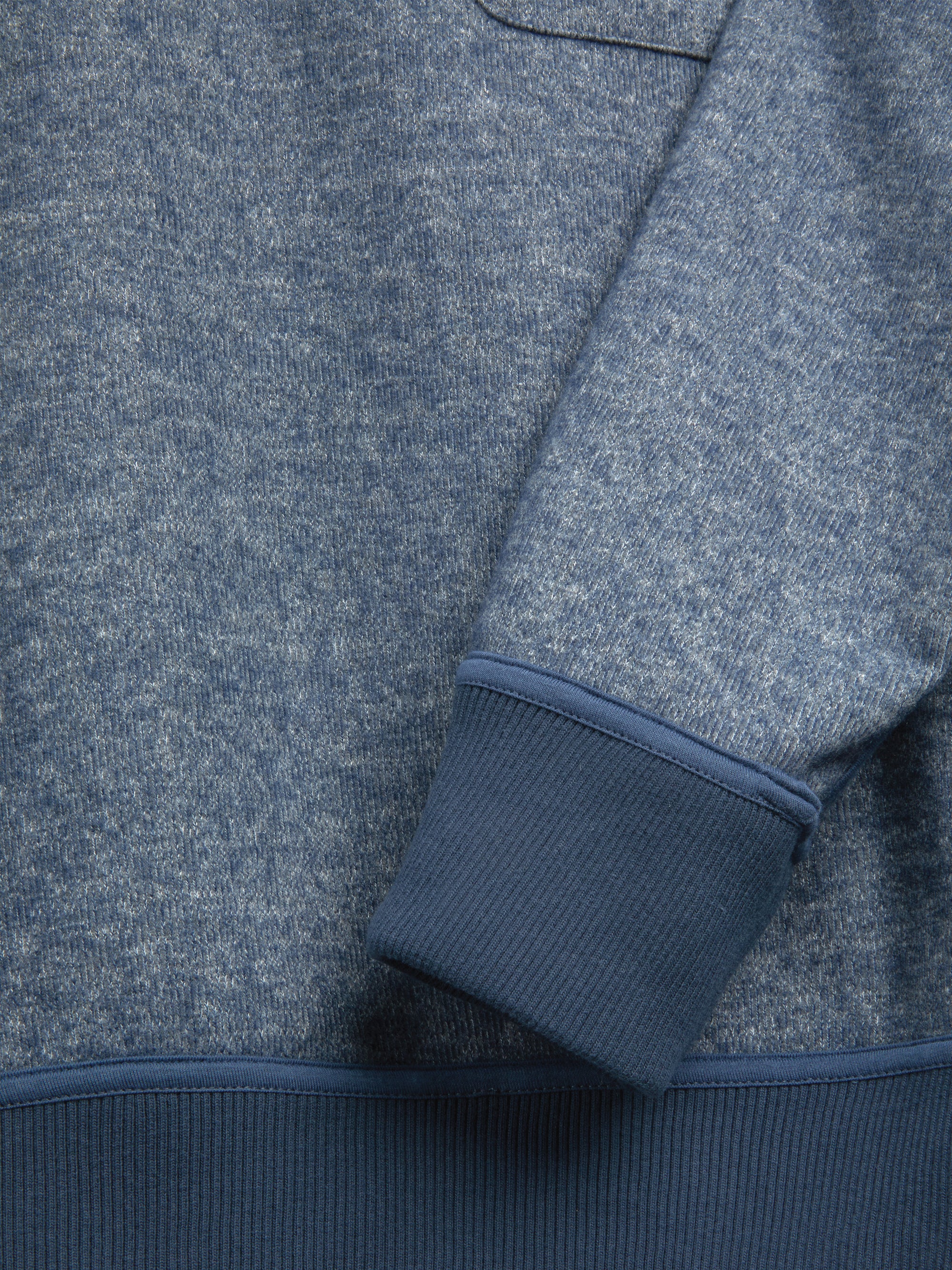 Reversible Hoodie Edgware Charcoal/Navy