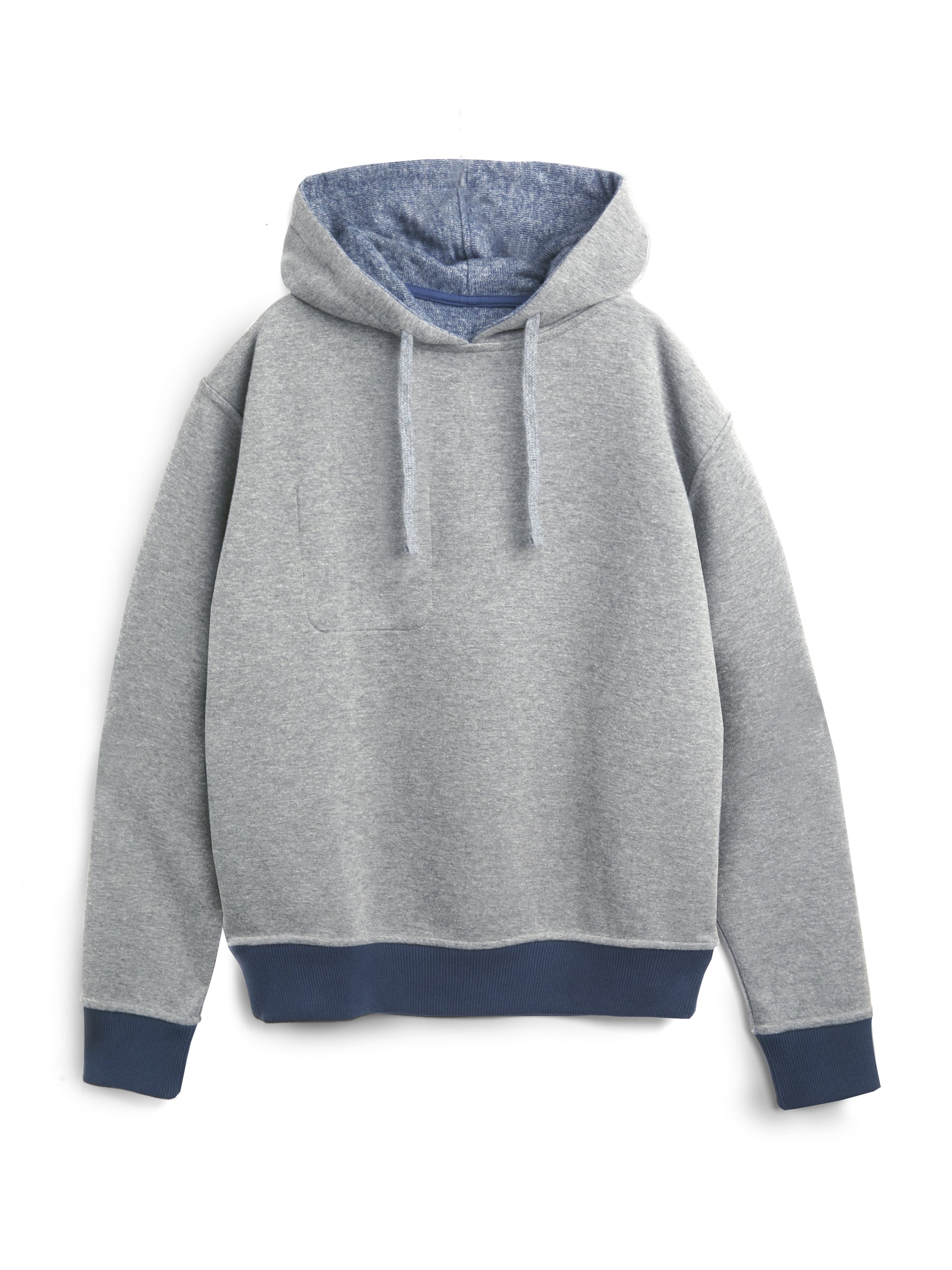 Reversible Hoodie Edgware Charcoal/Navy