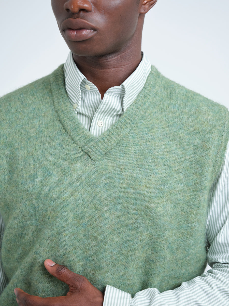 Graves V Neck Vest Brady Green