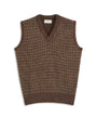 Graves V Neck Vest Lunsford Houndstooth Multi