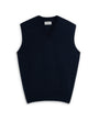 Graves V Neck Vest Rosen Navy