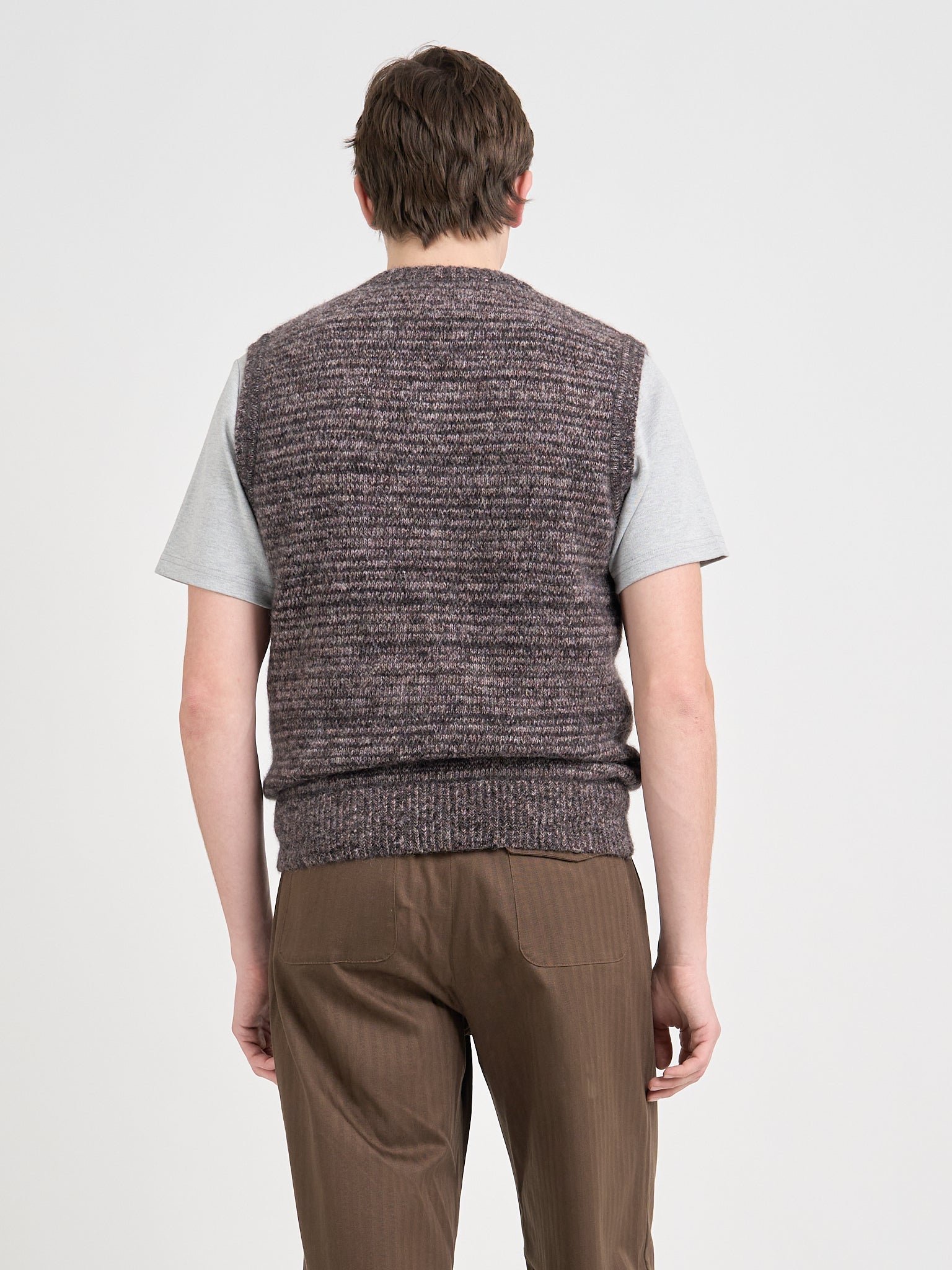 Graves V Neck Vest Stirling Black Multi