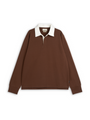 Heavy Long Sleeve Rugby Top Parton Brown