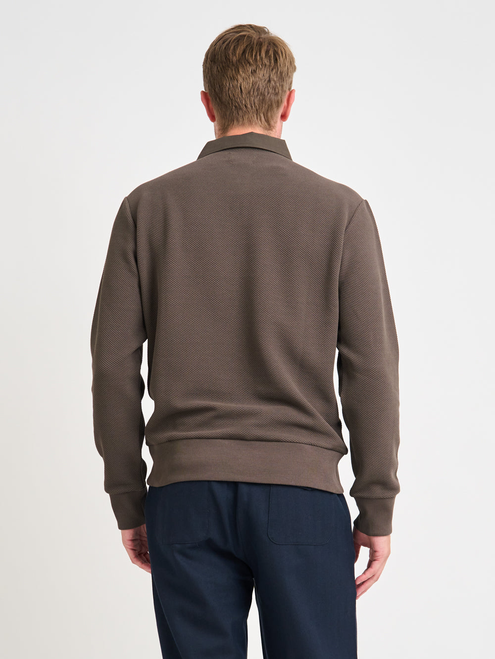 Long Sleeve Rugby Top Amery Brown