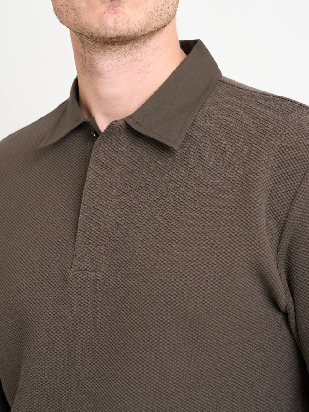 Long Sleeve Rugby Top Amery Brown
