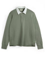 Heavy Long Sleeve Rugby Top Tavistock Sage Green