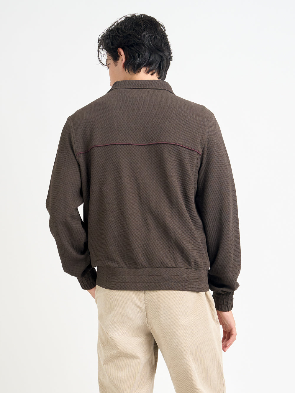 Harrison Jersey Jacket Amery Brown