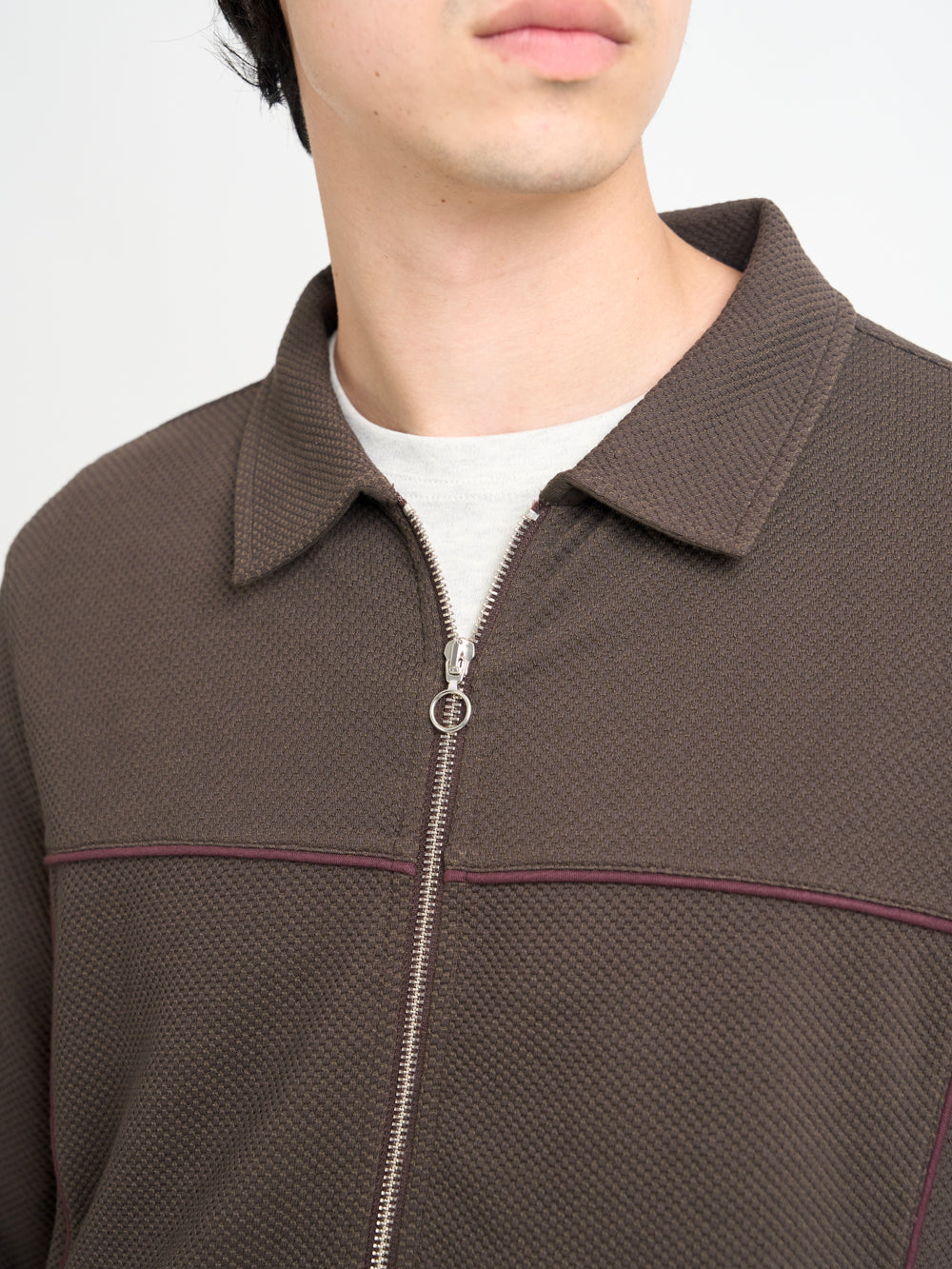 Harrison Jersey Jacket Amery Brown