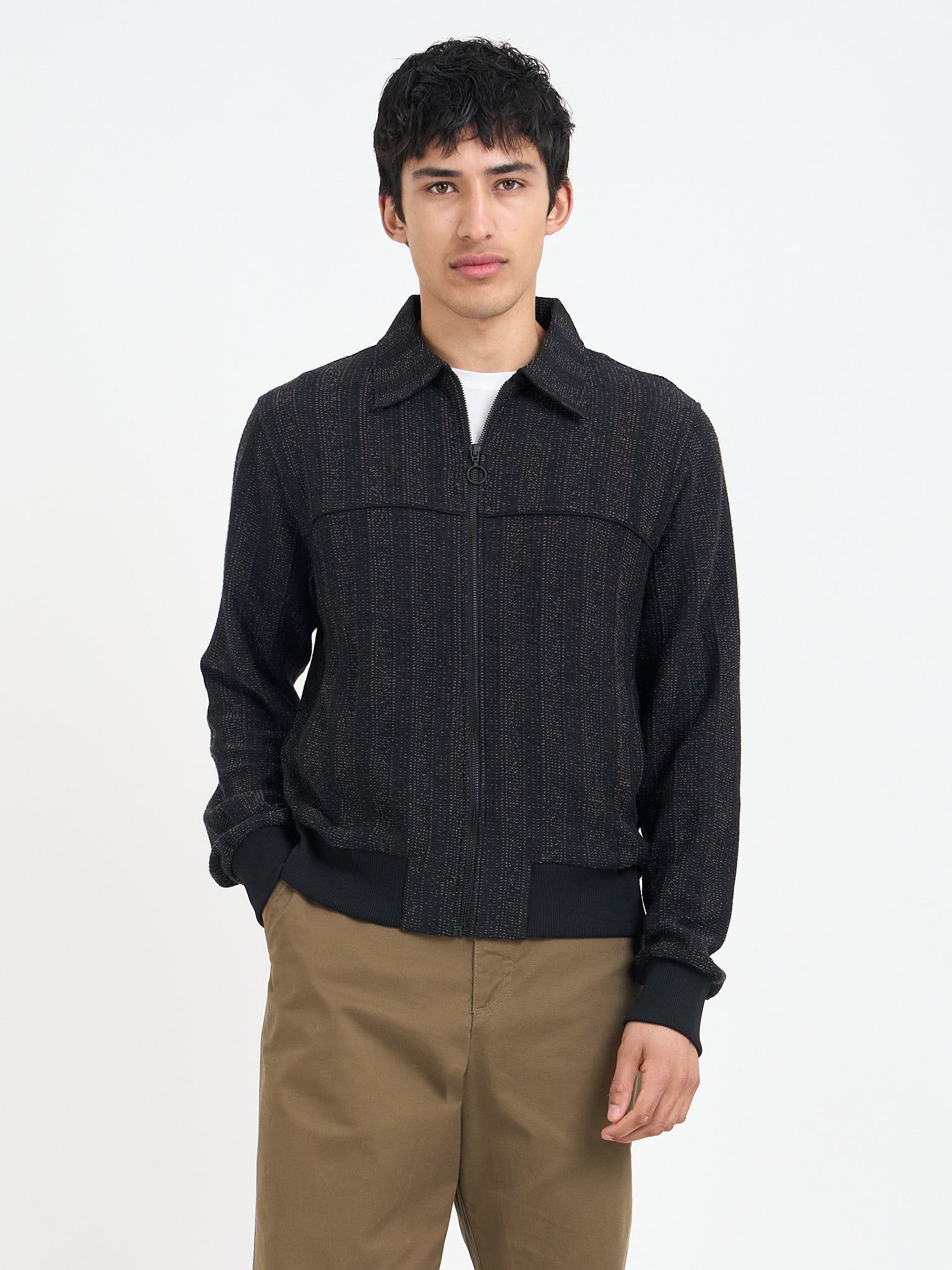 Harrison Jersey Jacket Glover Black