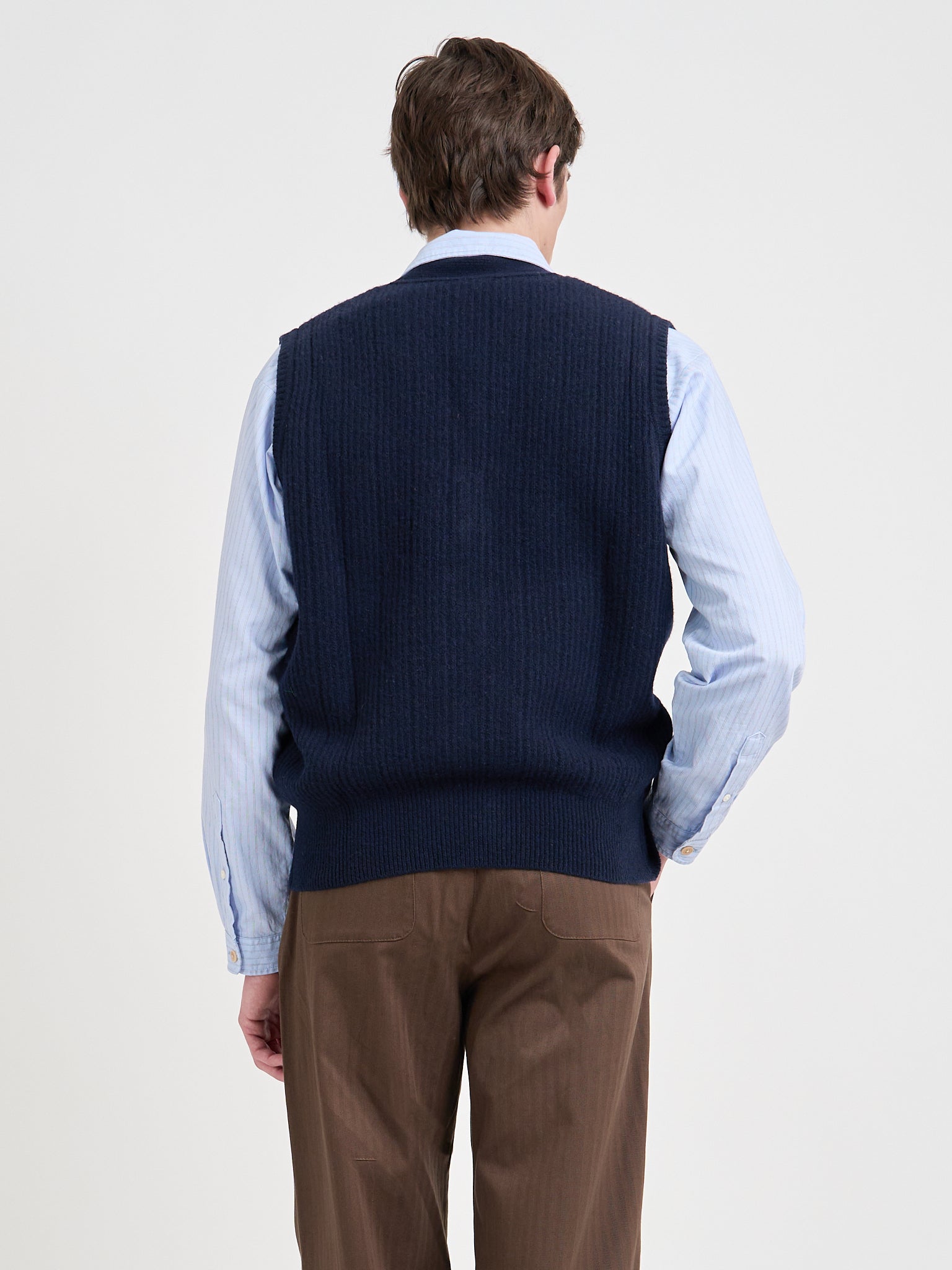 Dewsbury V Neck Overton Navy