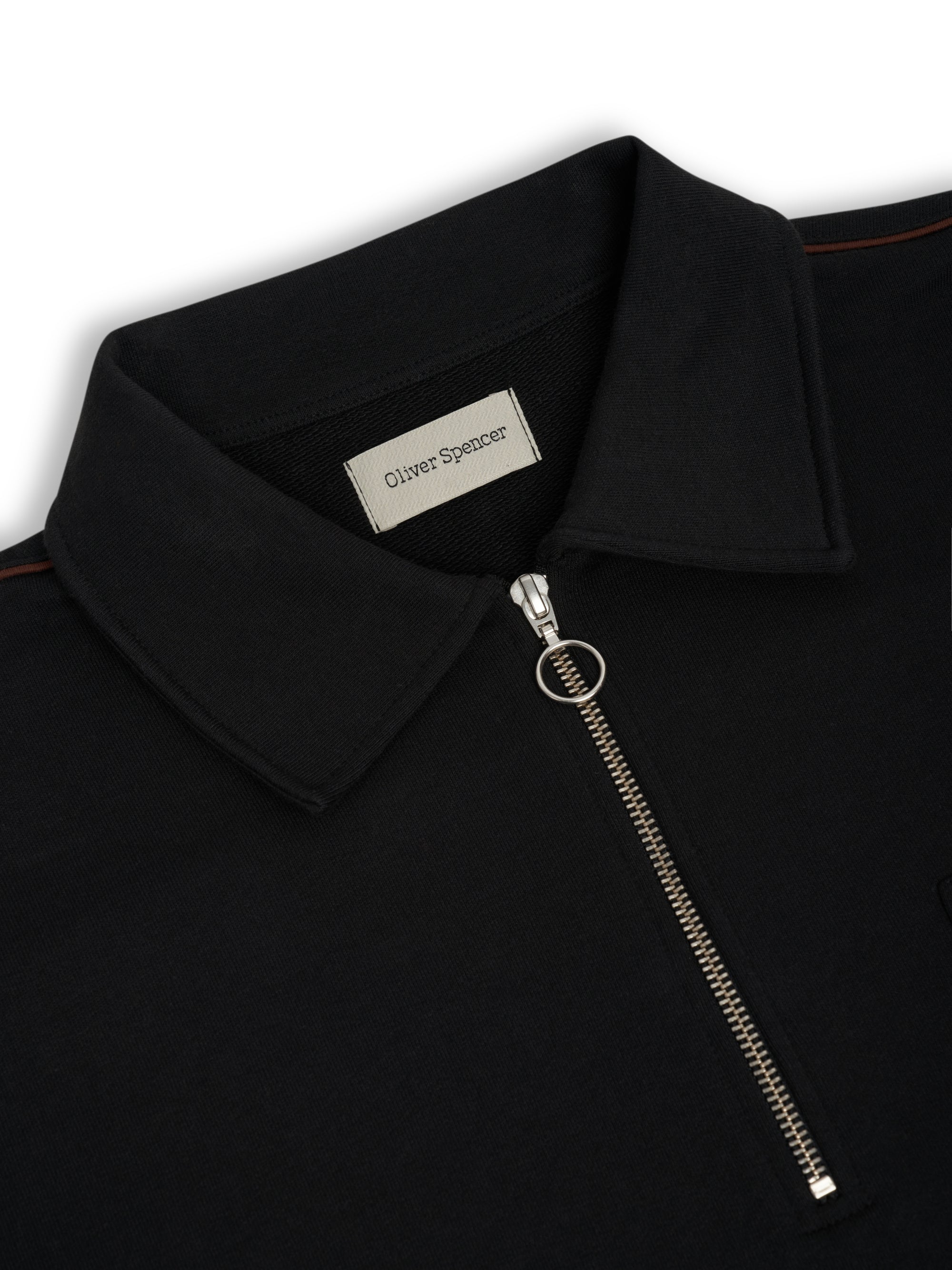 Lorimer Half Zip Sweatshirt Harker Black