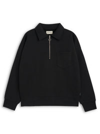 Lorimer Half Zip Sweatshirt Harker Black
