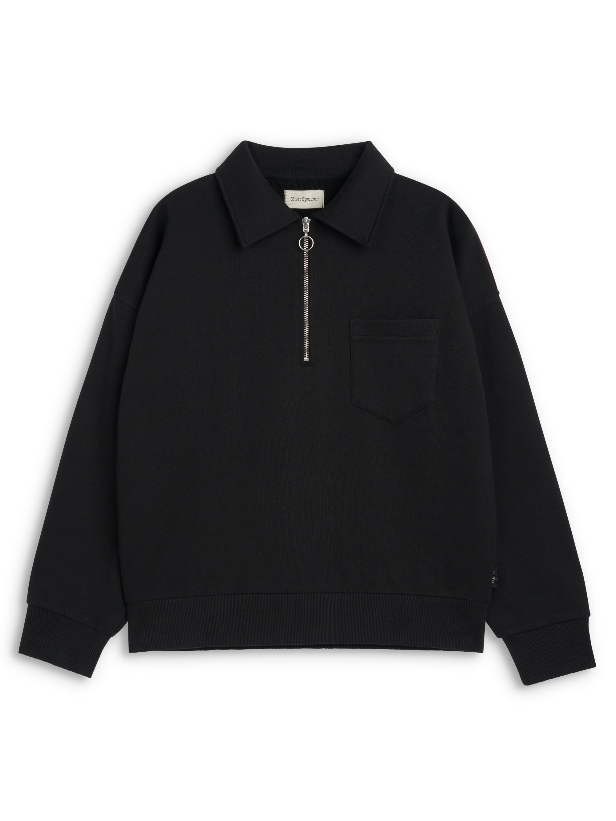 Lorimer Half Zip Sweatshirt Harker Black