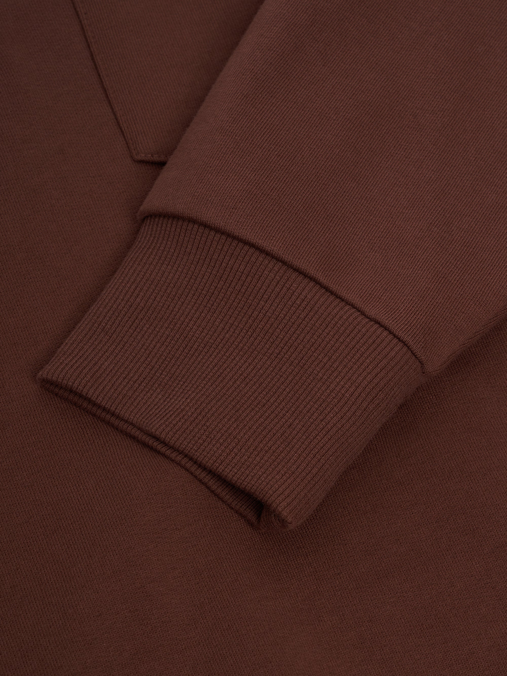 Lorimer Half Zip Sweatshirt Harker Brown