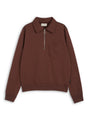Lorimer Half Zip Sweatshirt Harker Brown