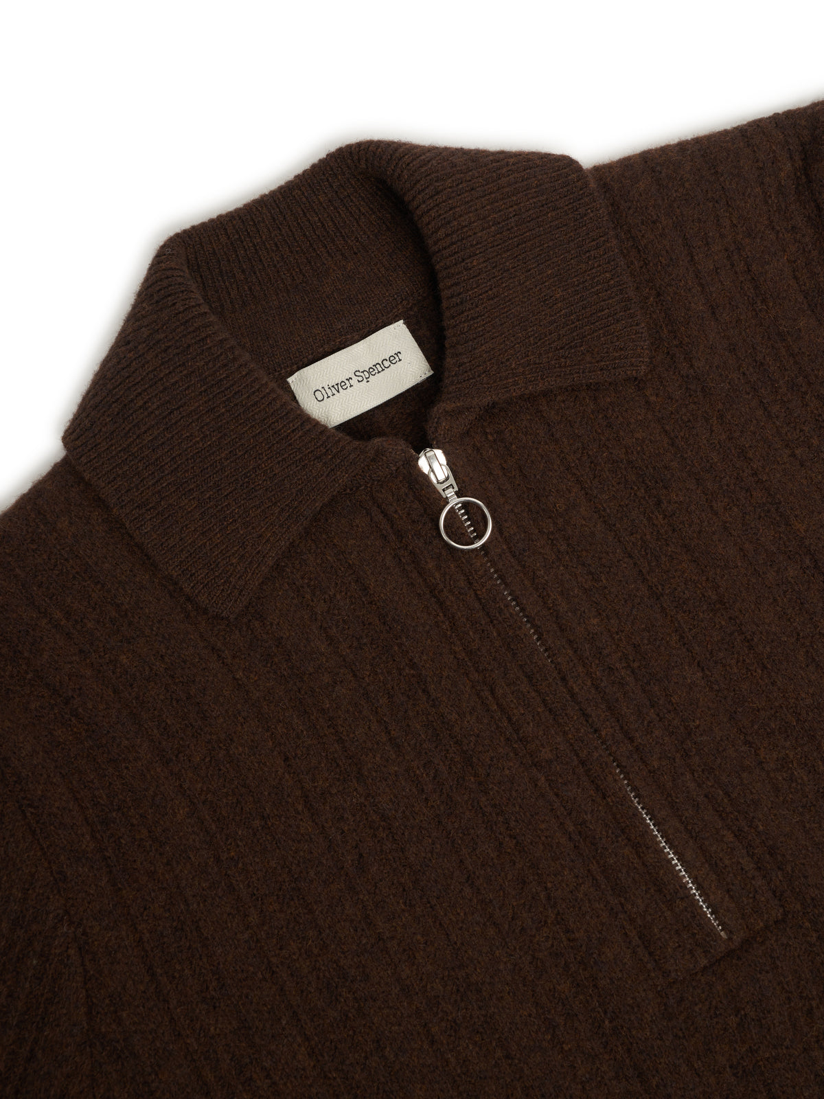 Brice Half Zip Jumper Darlington Brown