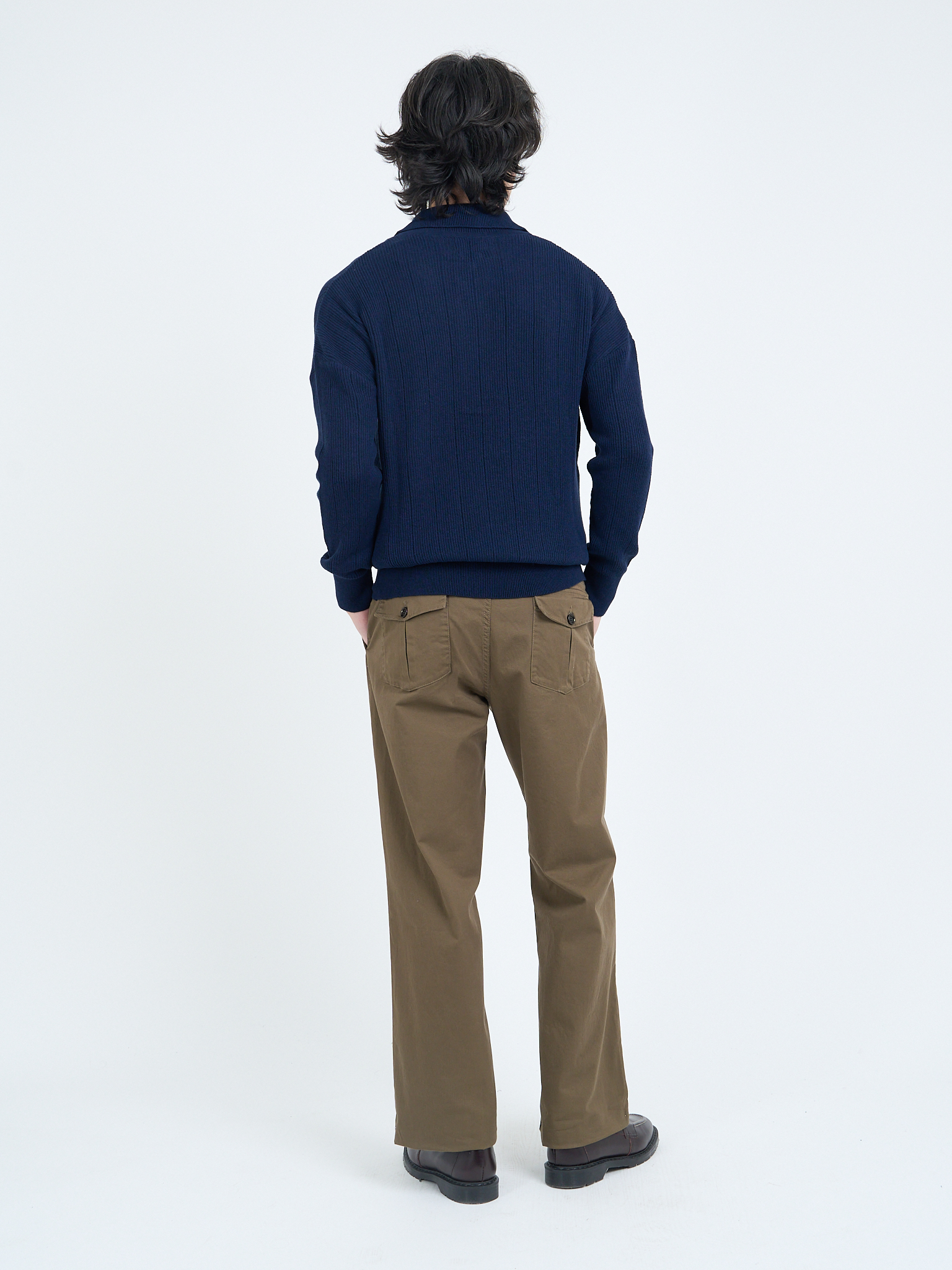 Brice Half Zip Jumper Overton Navy