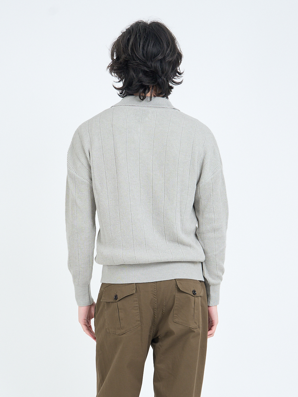 Brice Half Zip Jumper Overton Oatmeal