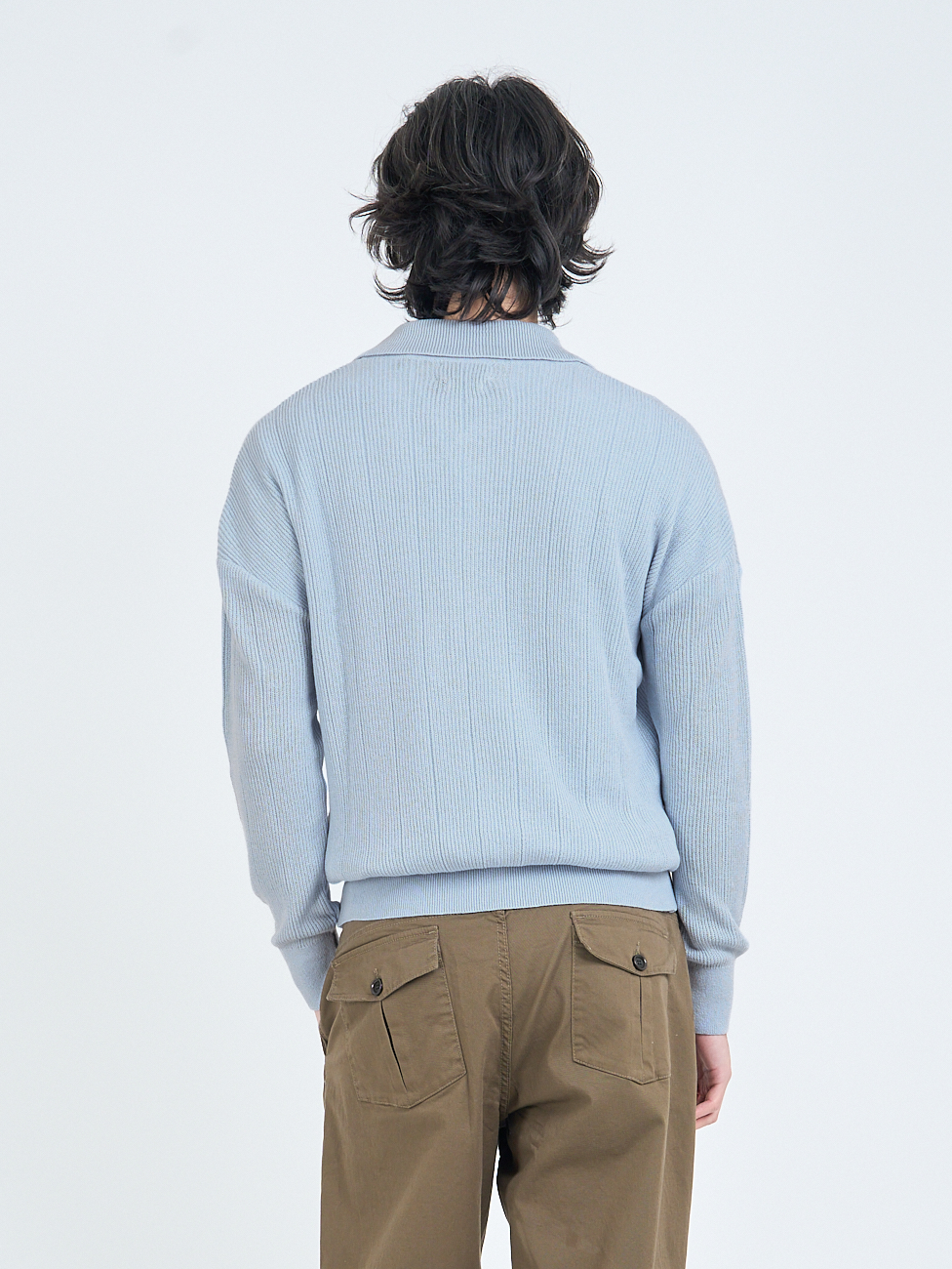 Brice Half Zip Jumper Overton Sky Blue