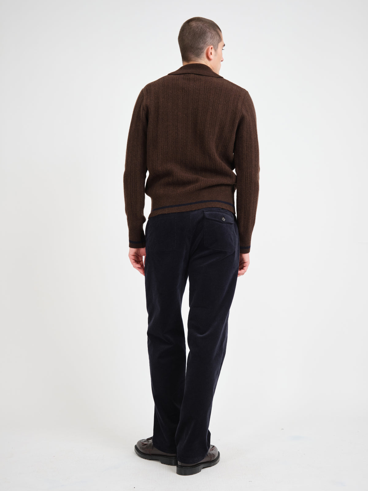 Brice Half Zip Jumper Darlington Brown