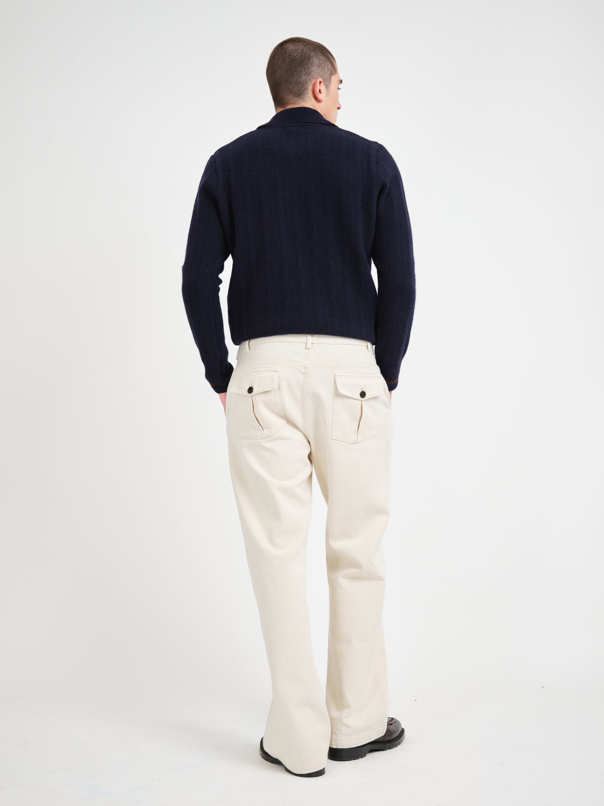Brice Half Zip Jumper Darlington Navy